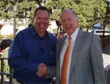 The largest small independent renewable energy provider since 1999, meets the largest big wind provider. Working for the same cause! Charles Crumpley and T. Boone Pickens.